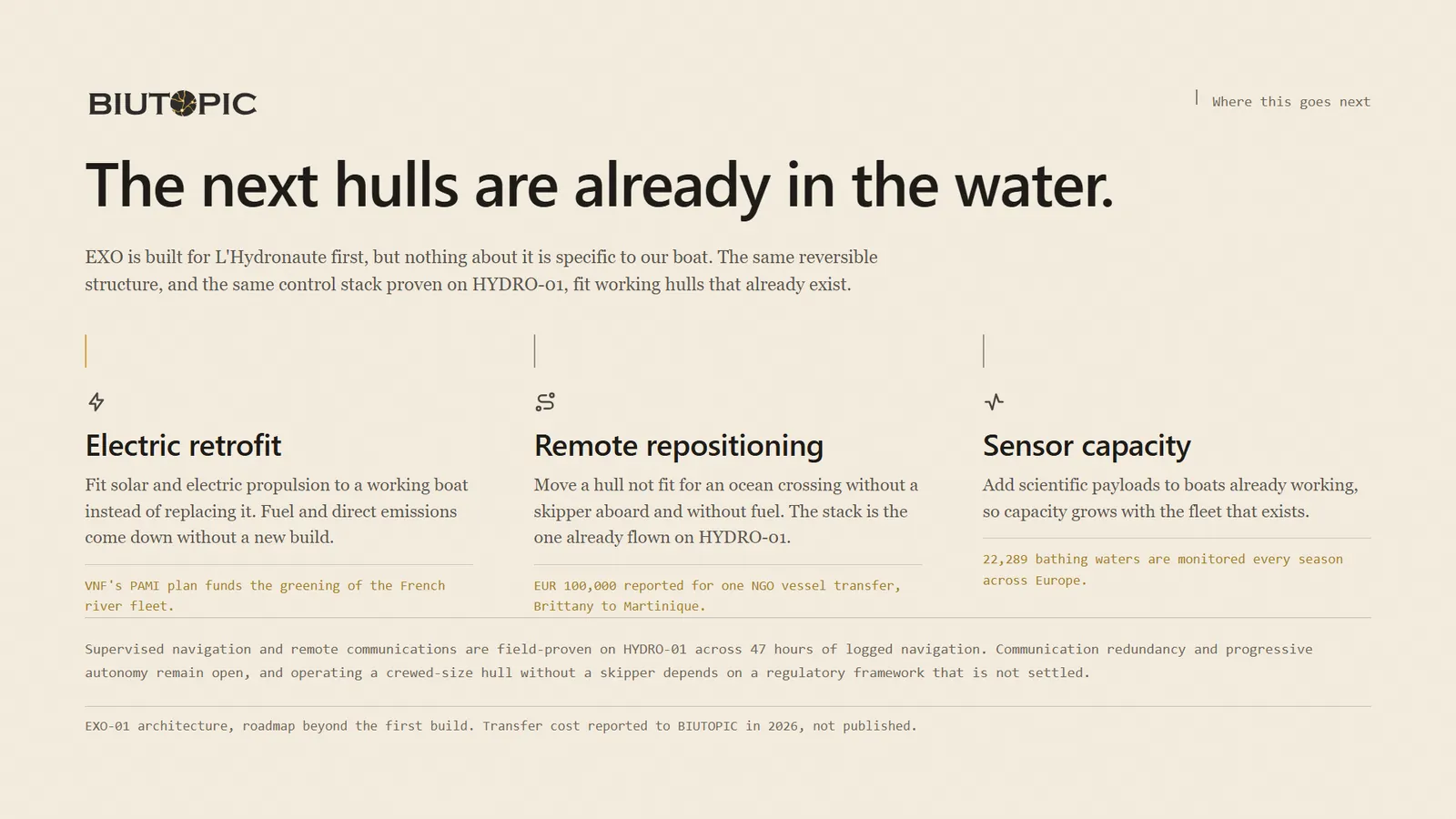 Page 06 — The next hulls are already in the water.